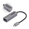 StarTech.com 2.5GbE USB-C to Ethernet Adapter - Netzwerkadapter - USB-C 3.2 Gen 1 / Thunderbolt 3 - 10M / 100M / 1G / 2,5 Gigabit Ethernet + USB-C 3.2 Gen 1 - Space-grau