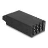 Delock - Mobiles Speicher-Rack - Schwarz