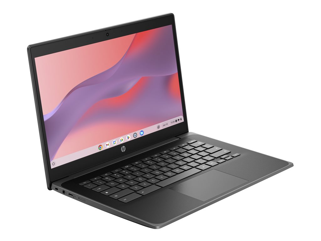 HP Fortis 14 G1i Chromebook - Intel N-series N250 / 1.3 GHz - Chrome OS - Intel Graphics - 16 GB RAM - 128 GB SSD UFS - 35.6 cm (14") IPS 1920 x 1080 (Full HD) - Wi-Fi 6E, Bluetooth - Jet Black - kbd: Deutsch