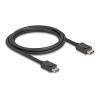 Delock DisplayPort Kabel 16K 60 Hz 80 Gbps 1,8 m