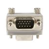 StarTech.com VGA auf VGA Kabel Adapter Typ 2 rechts gewinkelt - St / Bu - VGA-Adapter - HD-15 (VGA) (M) zu HD-15 (VGA) (W) - 90° Stecker - Grau - für P / N: DP2VGAMM6B, HD2VGAMM6, MXTHQMM10MA, MXTHQMM15A, MXTHQMM15MA, MXTHQMM2MA, MXTHQMM5MA