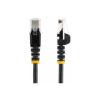 StarTech.com 2m Cat5e RJ45 UTP Netzwerkkabel Snagless - Cat 5e Patchkabel - Schwarz - Stecker / Stecker - Patch-Kabel - RJ-45 (M) zu RJ-45 (M) - 2 m - UTP - CAT 5e - geformt, ohne Haken - Schwarz