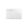 Transcend StoreJet 25C3S - Festplatte - 1 TB - extern (tragbar) - 2.5" (6.4 cm) - USB 3.1 Gen 1 (USB-C Steckverbinder) - Silber