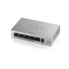 Zyxel GS1005HP - Switch - unmanaged - 4 x 10 / 100 / 1000 (PoE+) + 1 x 10 / 100 / 1000 - wandmontierbar, Desktop - PoE (60 W)