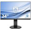 Philips B Line 241B8QJEB - LED-Monitor - 61 cm (24") (23.8" sichtbar) - 1920 x 1080 Full HD (1080p) @ 75 Hz - IPS - 250 cd / m² - 1000:1 - 5 ms - HDMI, DVI-D, VGA, DisplayPort - Lautsprecher - Black Texture
