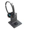 Cisco 562 Wireless Dual - Headset - On-Ear - DECT 6.0 - kabellos - mit Multibase Station - für Cisco DX70, DX80, IP Phone 68XX, Webex Board 55, Board 70, Board 85, Room 55, Room 70