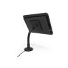 Compulocks iPad Pro 12.9" (3-6th Gen) Space Enclosure Flex Arm Mount - Befestigungskit (Halterung für Schreibtisch, Gehäuse, flexible Armhalterung) - für Tablett - verriegelbar - hochwertiges Aluminium - Schwarz - Bildschirmgröße: 32.8 cm (12.9") - f