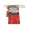 Dual M.2 PCIe SSD Adapter Card NVME / AHCI