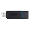 Kingston DataTraveler Exodia - USB-Flash-Laufwerk - 64 GB - USB 3.2 Gen 1 - Schwarz mit Türkis