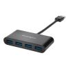 Kensington UH4000 - Hub - 4 x SuperSpeed USB 3.0 - Desktop