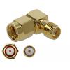 HF Adapter RP-SMA Stecker zu SMA Buchse 90° 10 GHz Delock