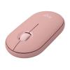 Logitech Pebble Mouse 2 M350s - Maus - optisch - 3 Tasten - kabellos - Bluetooth 5.2 LE - Tonal Rose