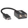 Eaton Tripp Lite Series 6in DisplayPort to VGA Adapter Active Converter DP to VGA M / F 6" - Display-Adapter - DisplayPort (M) zu HD-15 (VGA) (W) - 15.2 cm - Schwarz