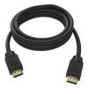4K - HDMI Version 2.0 - vergoldete Anschlüsse - Ethernet - HDMI (m) zu HDMI (m) - Außendurchmesser 7,3 mm - 28 AWG - 0,5 m - schwarz