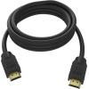 4K - HDMI Version 2.0 - vergoldete Anschlüsse - Ethernet - HDMI (m) zu HDMI (m) - Außendurchmesser 7,3 mm - 28 AWG - 2 m - schwarz