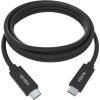 USB 3.2 Gen 1 10 Gbps - unterstützt 5 A Ladestrom - USB-C 3.2 (m) zu USB-C 3.2 (m) - Außendurchmesser 5 mm - 32+24 AWG - 1 m - schwarz