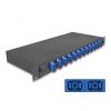 Delock 19 Zoll LWL Spleißbox 12 x SC Duplex OS2 1HE