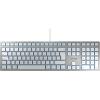 CHERRY KC 6000 SLIM FOR MAC - Tastatur - USB - USA - Tastenschalter: CHERRY SX - Silber