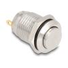 Delock Drucktaster zum Einbau 12 mm 2 x Lötanschluss