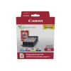 Canon CLI-581XL C / M/Y / BK Photo Value Pack - 4er-Pack - 8.3 ml - XL - Schwarz, Gelb, Cyan, Magenta - original - Box - Tintenbehälter- / Papierpaket - für PIXMA TS6251, TS6350, TS6351, TS705, TS8252, TS8350, TS8351, TS8352, TS9550, TS9551