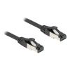 Delock RJ45 Netzwerkkabel Cat.8.1 S / FTP 2 m bis 40 Gbps schwarz