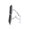 45-492-216 / LX DUAL STACKING ARM, NO GROMMET MOUNT, BRIGHT WHITE TEXTURE