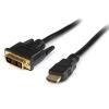 StarTech.com HDMI auf DVI-D Kabel 3m (Stecker / Stecker) - HDMI / DVI Adapterkabel mit vergoldeten Kontakten - HDMI / DVI Videokabel Schwarz - Adapterkabel - HDMI männlich zu DVI-D männlich - 3 m - Schwarz