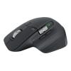 Logitech Master Series MX Master 3S - Maus - ergonomisch - optisch - 7 Tasten - kabellos - 2.4 GHz, Bluetooth - Logitech Logi Bolt USB-Receiver - Graphite
