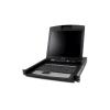 APC LCD Console - KVM-Konsole - 43.2 cm (17") - Rack - einbaufähig - 1280 x 1024 @ 75 Hz - Schwarz - 1U - für P / N: SMX1500RM2UC, SMX1500RM2UCNC, SMX2KR2UX145, SMX3KR2UNCX145, SMX750CNC, SMX750CUS