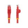 StarTech.com 0,5m Cat6 Snagless RJ45 Ethernet Netzwerkkabel - Rot - 50cm Cat 6 UTP Kabel - Netzwerkkabel - RJ-45 (M) zu RJ-45 (M) - 50 cm - UTP - CAT 6 - geformt, ohne Haken, verseilt - Rot