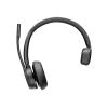 Poly Voyager 4310 - Voyager 4300 UC series - Headset - On-Ear - Bluetooth - kabellos, kabelgebunden - USB-C - Schwarz - Zertifiziert für Microsoft Teams, Zoom Certified - Replaces Poly SKU 218474-01