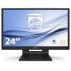 Philips 242B9T - LED-Monitor - 61 cm (24") (23.8" sichtbar) - Touchscreen - 1920 x 1080 Full HD (1080p) @ 60 Hz - IPS - 250 cd / m² - 1000:1 - 5 ms - HDMI, DVI-D, VGA, DisplayPort - Lautsprecher - Black Texture