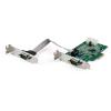 2Port PCIe RS232 Serial DB9 Adapter Card