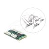 Delock - Serieller Adapter - PCIe Mini Card Low-Profile - RS-232 x 8