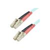 StarTech.com 1 m OM3 LWL Patchkabel, Multimode-Glasfaserkabel, LC auf LC - Patch-Kabel - LC Multi-Mode (M) zu LC Multi-Mode (M) - 1 m - 1 m - Glasfaser - Duplex - 50 / 125 Mikrometer - Aquamarin - für P / N: J9152AST, MASFP10GBSR, SFP10GBLRMST, SFP10GBSR