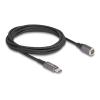 Delock - Stromkabel - 24 pin USB-C (M) zu 8-poliger Steckverbinder magnetisch - 20 V - 3 A - 1.8 m - USB-C Power Delivery (60 W) - Anthracite Black