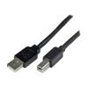 StarTech.com 20m aktives USB 2.0 A auf B Kabel - Stecker / Stecker - USB Druckerkabel 1x USB A / 1x USB B - Schwarz - USB-Kabel - USB Typ B (M) zu USB (M) - USB 2.0 - 20 m - Schwarz - für P / N: ICUSB232D
