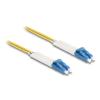 Delock LWL Kabel LC Duplex zu LC Duplex Singlemode OS2 winkelbar 3 m
