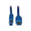 Eaton Tripp Lite Series USB 3.2 Gen 1 SuperSpeed Device Cable (A to B M / M), 6 ft. (1.83 m) - USB-Kabel - USB Typ A (M) zu USB Type B (M) - USB 3.0 - 1.8 m - Blau