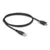 Delock - USB-Kabel - USB (M) zu Mini-USB, Typ B (M) - USB 2.0 - 1 m - Daumenschrauben - Schwarz