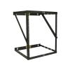 Eaton Tripp Lite Series 12U Wall Mount Open Frame Rack Cabinet Wallmount Heavy Duty - Schrank offener Rahmen - 2 Pfosten - geeignet für Wandmontage - Schwarz - 12U - 48.3 cm (19")