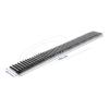 Delock - Solarpanel-Tierbarriere - braun, RAL 8019 - 1 m (Packung mit 2)