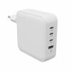 Targus HyperJuice - Netzteil - GaN - 100 Wh - QC 3.0, Power Delivery 3.0 + PPS - 4 Ausgabeanschlussstellen (USB, 3 x USB-C) - weiß