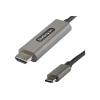 StarTech.com 2m USB-C auf HDMI Kabel 4K 60Hz HDR10 - USB-C zu HDMI - Adapterkabel - 24 pin USB-C männlich zu HDMI männlich - 2 m - Schwarz - 4K Unterstützung, aktiv