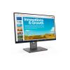Lenovo ThinkVision P24QD-40 - LED-Monitor - 61 cm (24") (23.8" sichtbar) - 2560 x 1440 QHD @ 120 Hz - IPS - 300 cd / m² - 1500:1 - DisplayHDR 10 - 4 ms - HDMI, DisplayPort, USB-C - Finsternis schwarz