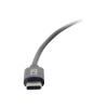 C2G 3ft USB C Cable - USB C to USB C Cable - USB C 2.0 3A - 480 Mbps - M / M - USB-Kabel - 24 pin USB-C (M) umkehrbar zu 24 pin USB-C (M) umkehrbar - USB 2.0 - 30 V - 3 A - 91.4 cm - Schwarz