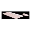 Logitech Slim Wireless Combo MK470 - Tastatur-und-Maus-Set - kabellos - 2.4 GHz - AZERTY - Französisch - rosé