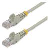 StarTech.com 2m Cat5e RJ45 UTP Netzwerkkabel Snagless - Cat 5e Patchkabel - Grau - Stecker / Stecker - Patch-Kabel - RJ-45 (M) zu RJ-45 (M) - 2 m - UTP - CAT 5e - geformt, ohne Haken - Grau