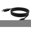 2 m DisplayPort zu HDMI Kabel - 8k bei 60 Hz - DP Version 1.4 - vergoldete Stecker - HDMI 2.1 unterstützt Hotplug - DP (m) zu HDMI (m) - Außendurchmesser 6,0 mm - 30 AWG - schwarz