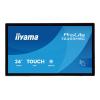 iiyama ProLite T2455MSC-B2 - LCD-Monitor - 61 cm (24") (23.8" sichtbar) - Touchscreen - 1920 x 1080 Full HD (1080p) @ 120 Hz - IPS - 400 cd / m² - 1300:1 - 5 ms - HDMI, DisplayPort - Lautsprecher - Schwarz, Matte